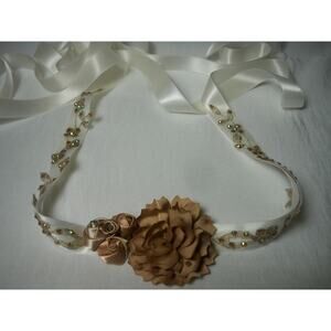 skinny rhinestone lace floral belt sash bridal wedding dress sash belt